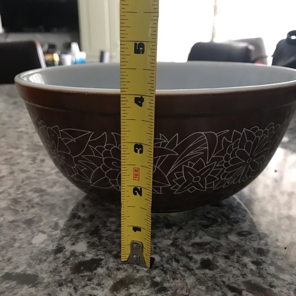 Pyrex Woodland mixing bowls nesting bowls dark brown 401 403 - Picture 6 of 13